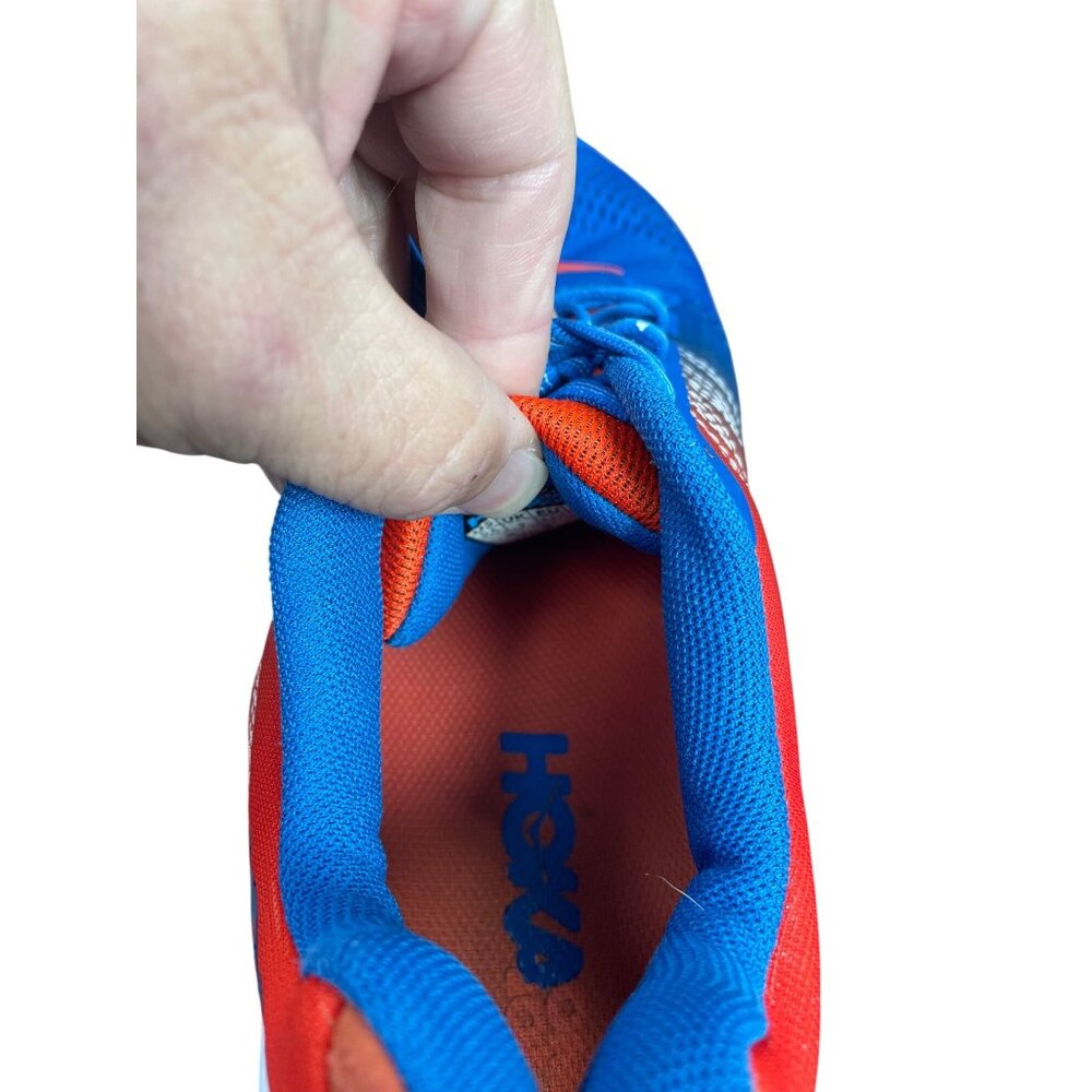 Hoka Clifton 6 Mens Blue Orange Mens Running Sneakers Size 9.5 SKU 9460 - Picture 8 of 16